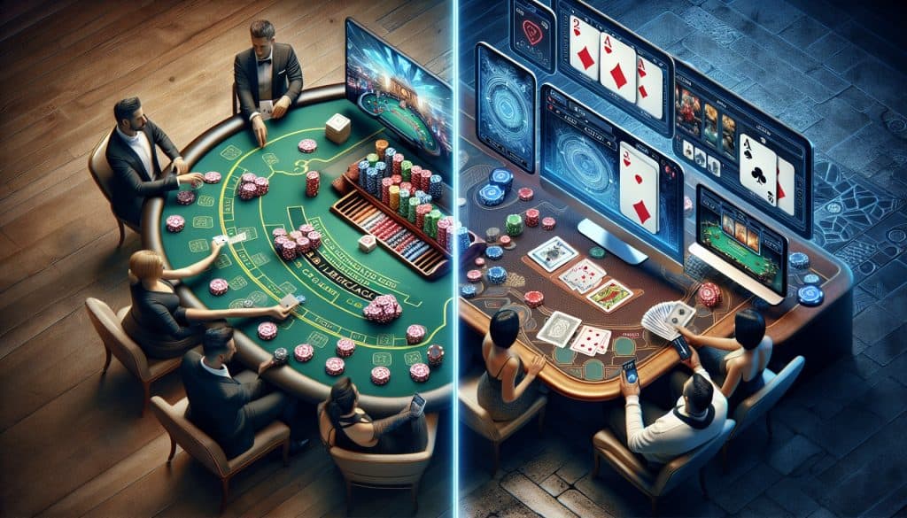 Ali je spletni blackjack boljši od klasičnega? Ali je spletni blackjack boljši od klasičnega?