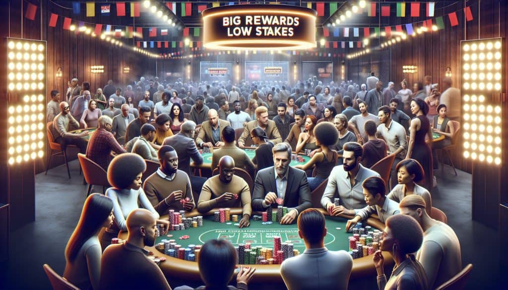 Turnirji z visokimi nagradami in nizkimi vložki Turnirji z visokimi nagradami in nizkimi vložki