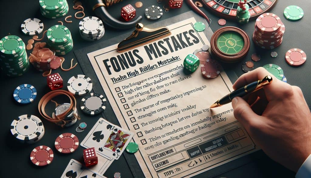 Pet bonus napak ki jih delajo tudi izkušeni high rollerji Pet bonus napak ki jih delajo tudi izkušeni high rollerji